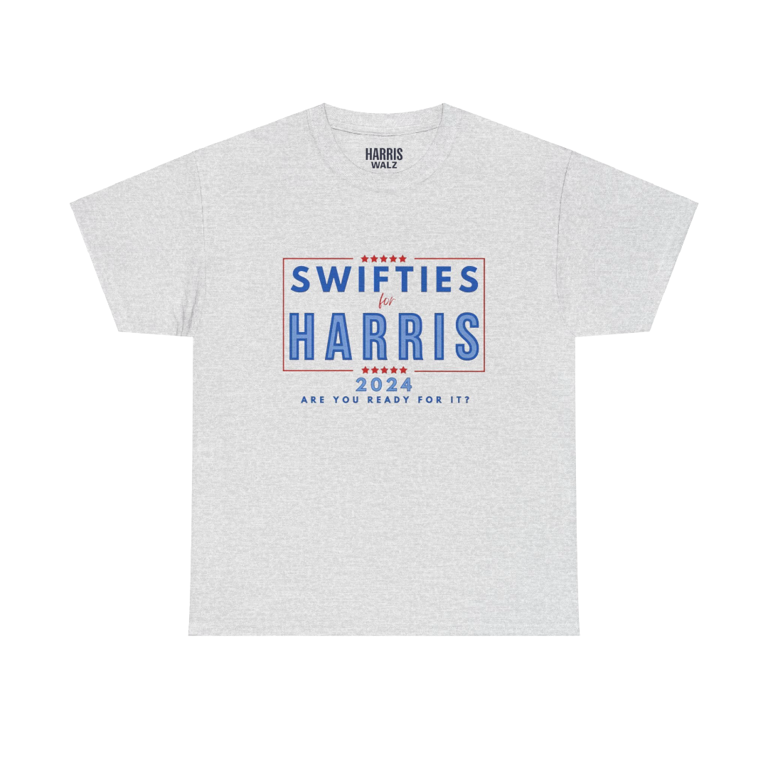 Kamala Harris For Swifties Merch - Kamala Harris For Swifties Swifties For Harris 2024 White Tee