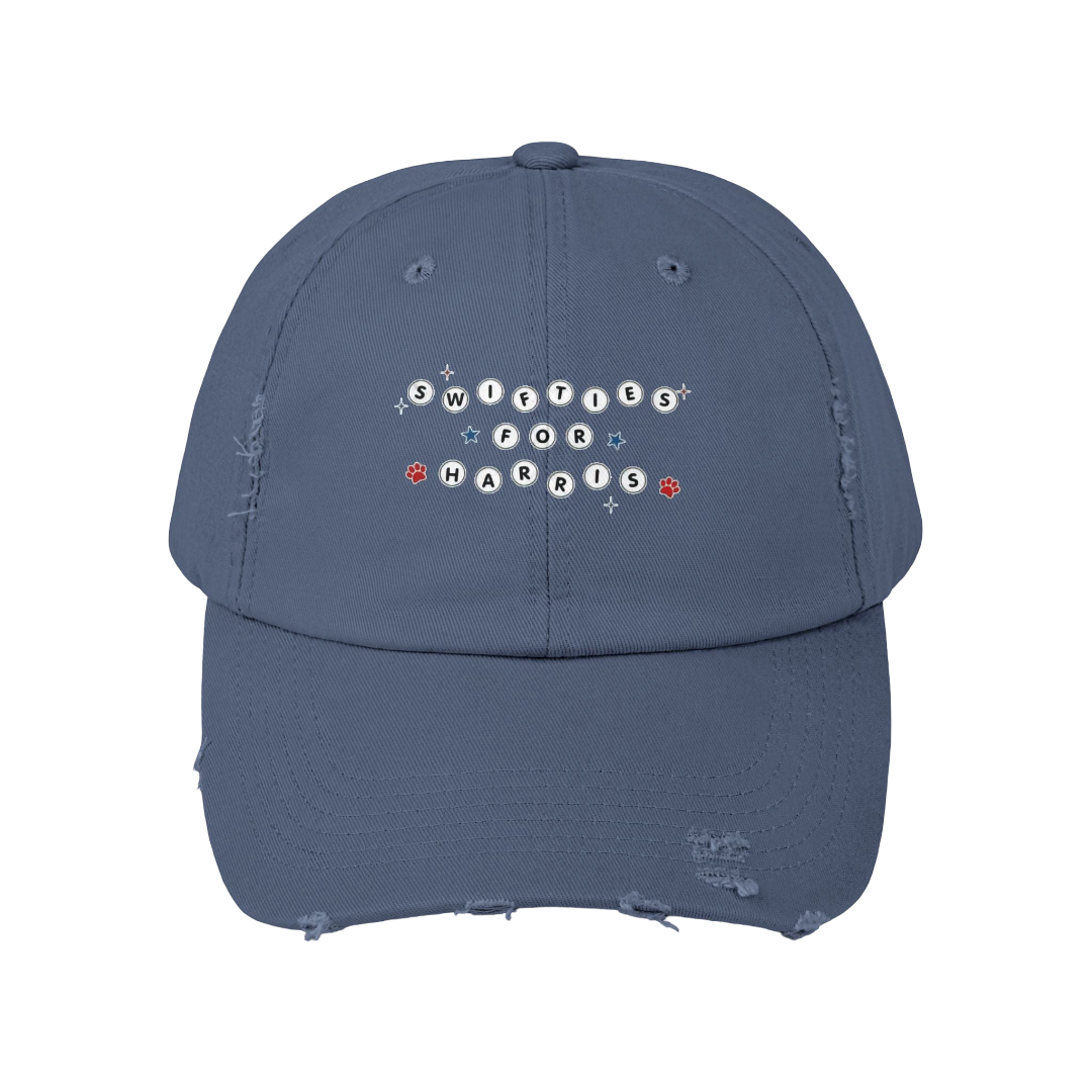 Kamala Harris Merch - Kamala Harris Swifties For Harris Navy Cap