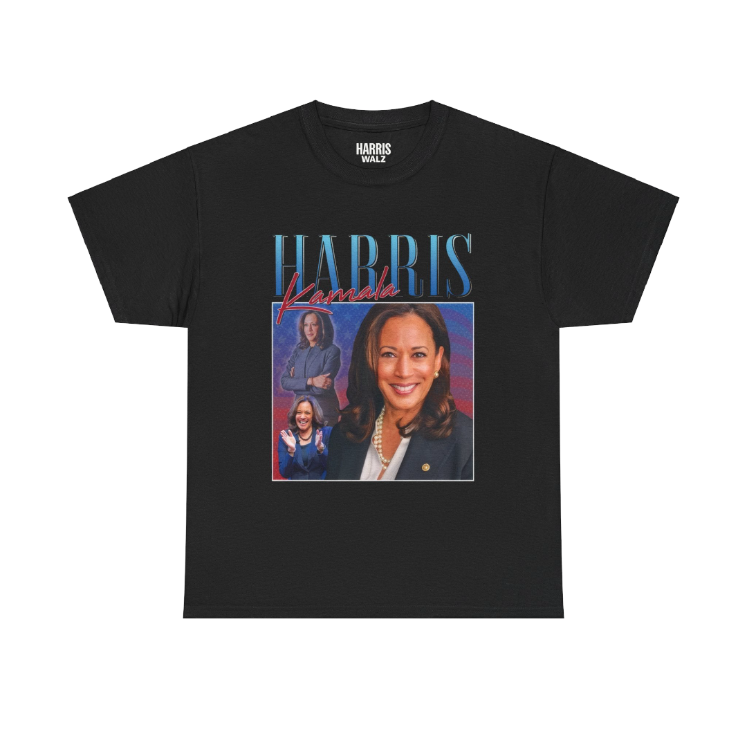 Kamala Harris Merch - Kamala Harris Signature Vintage Black Tee