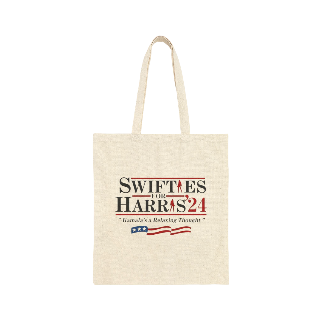 Swifties For Kamala Merch - Swifties Harris Tote Bag