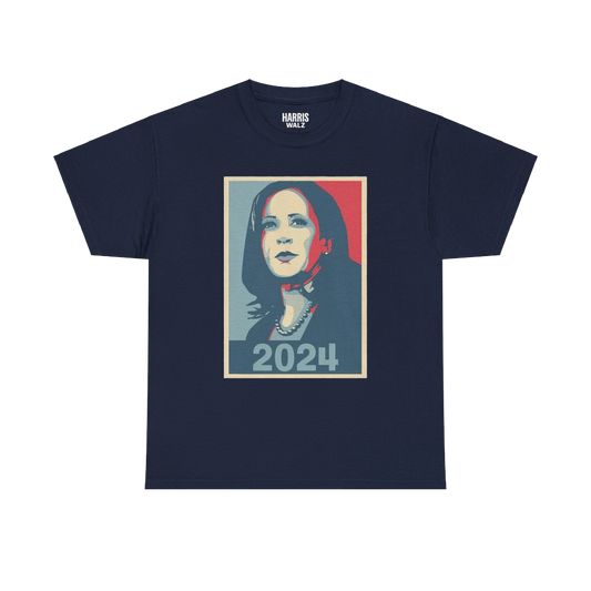 Kamala Harris Merch - Kamala Harris Signature 2024 Navy Tee